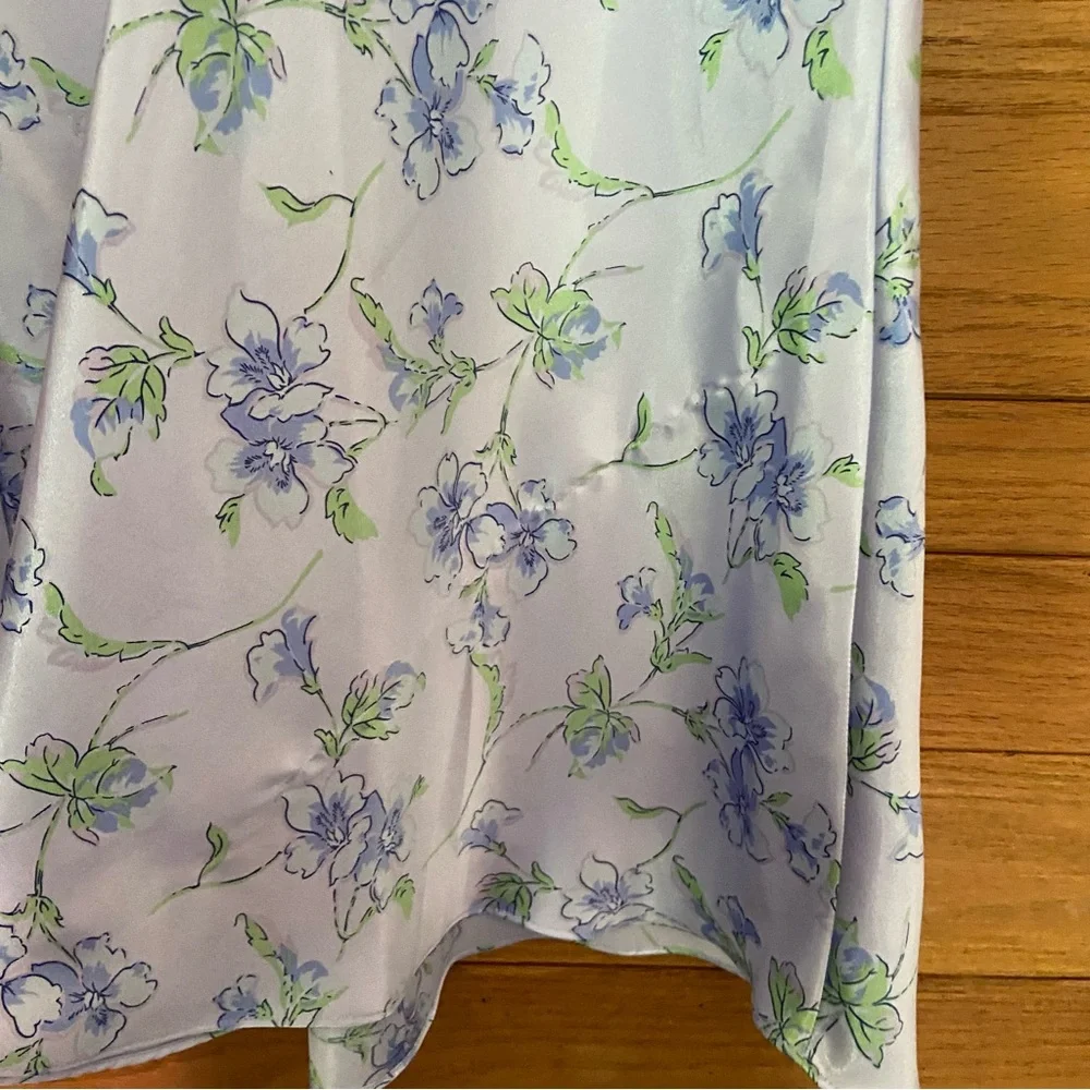 Vintage Inner Most lavender purple floral slip dress - Picture 4 of 6